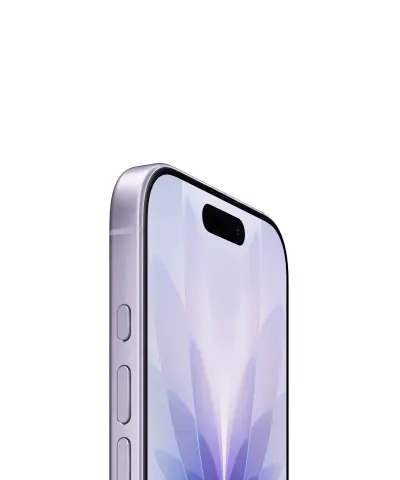 Тонкий алюмінієвий профіль iPhone 17 у новому кольорі Lavender з новою настроюваною кнопкою дії (Action Button)