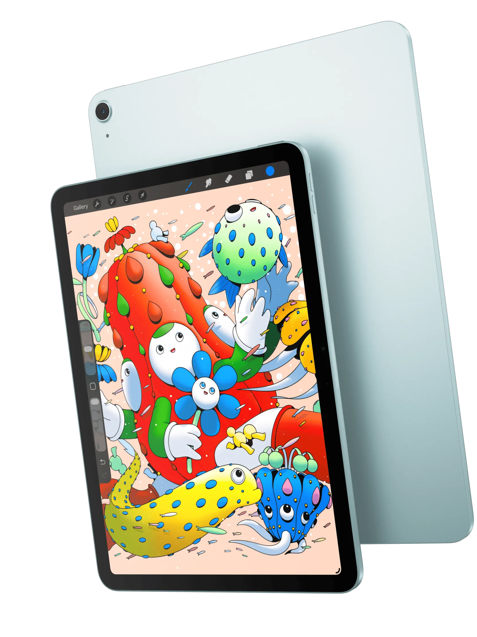 Передня зовнішня частина, iPad Air демонструє 11-дюймову модель