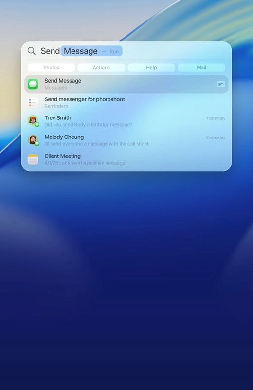 Приклади використання Spotlight для надсилання повідомлень