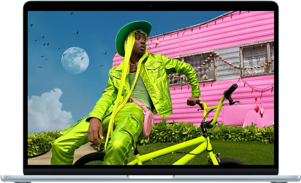 MacBook Air демонструє барвистий дисплей Liquid Retina