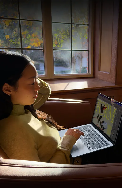 З MacBook Air будь-яке крісло перетворюється на ідеальне робоче місце