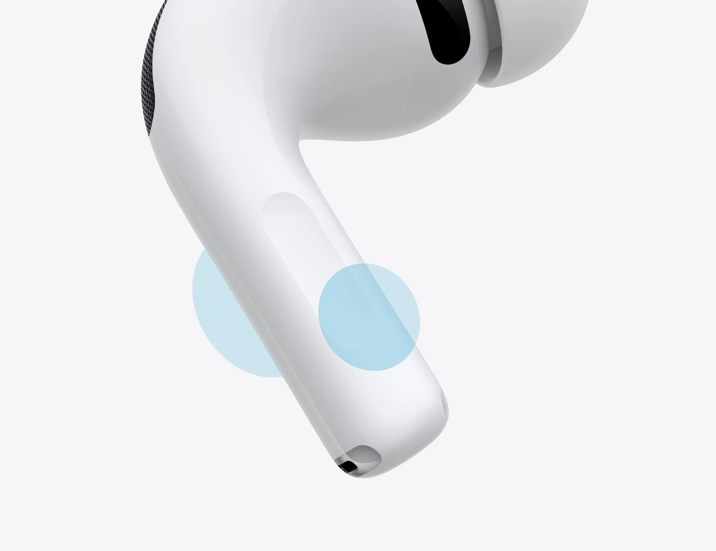 AirPods Pro 3, беспроводной наушник, белый цвет, короткое основание