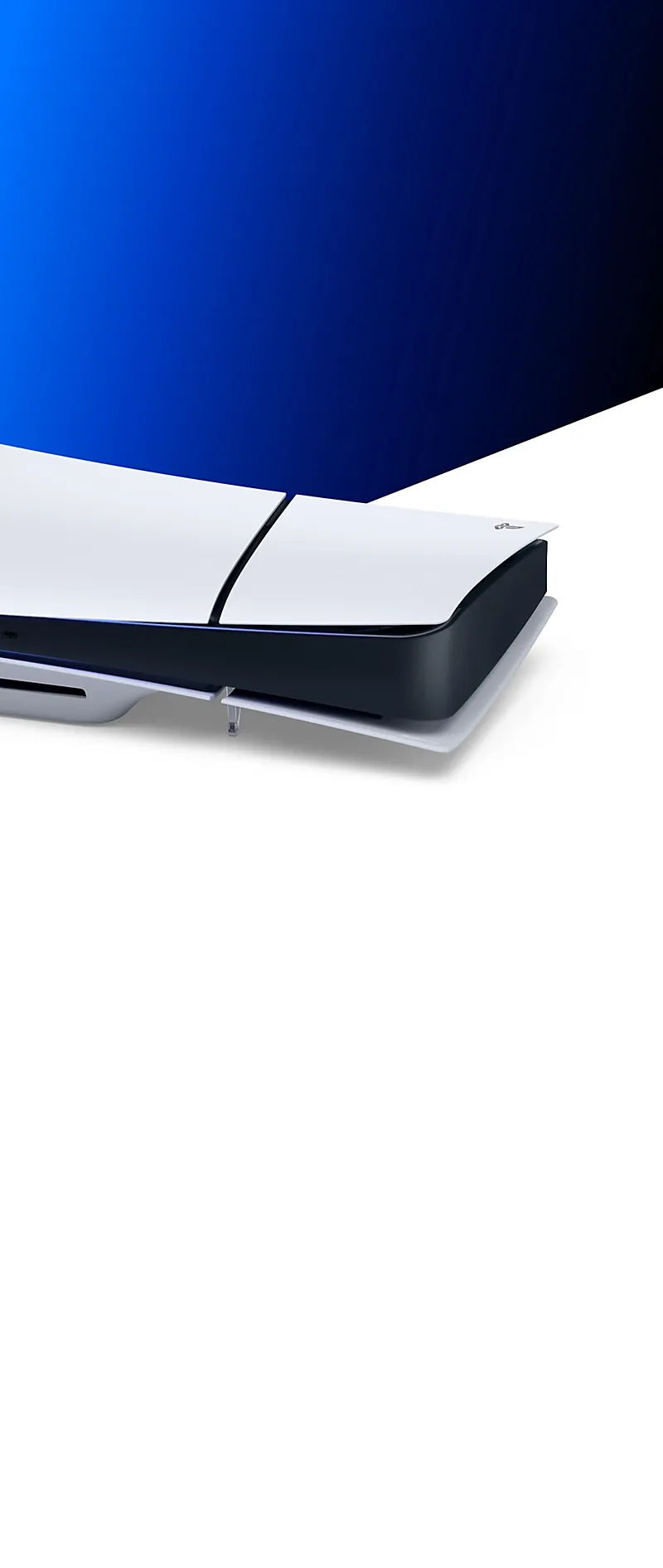 Консоль PS5 лежит горизонтально