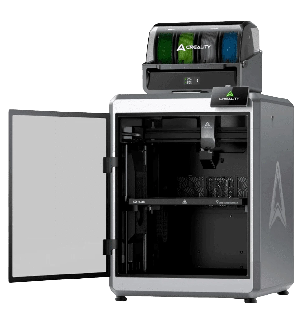 3D-принтер Creality K2 Plus Combo вид з відкритою камерою