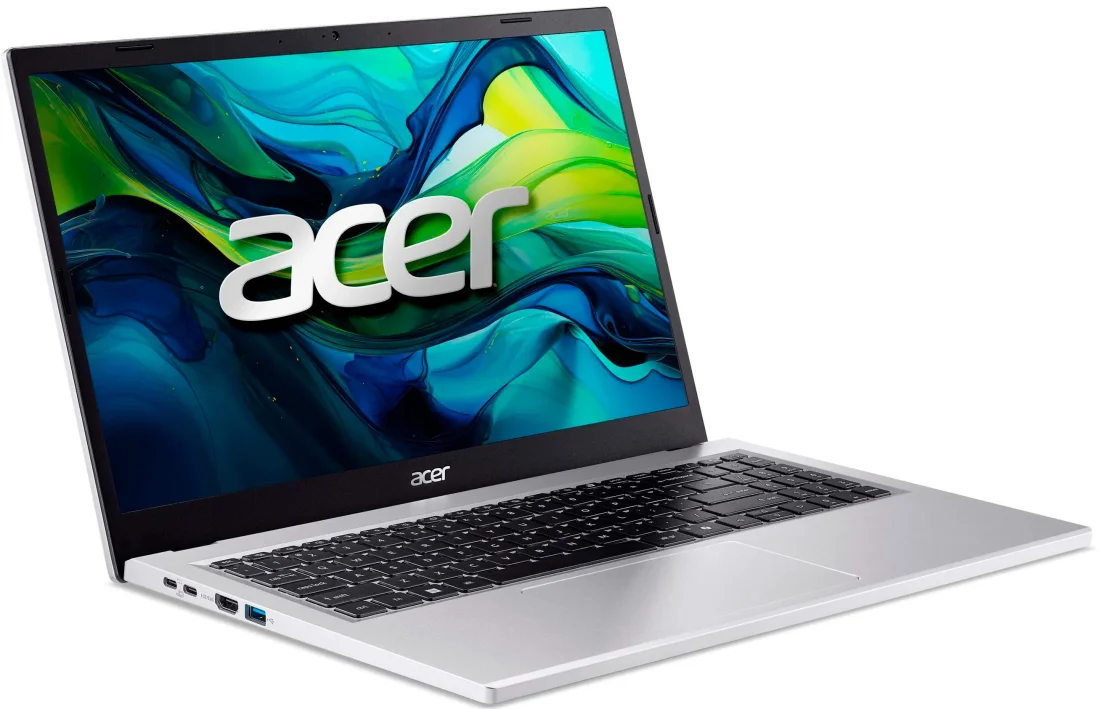 Acer Aspire Go 15 AG15-72P-50Y4 (NX.JSVEU.00T) Silver боковий правий вид
