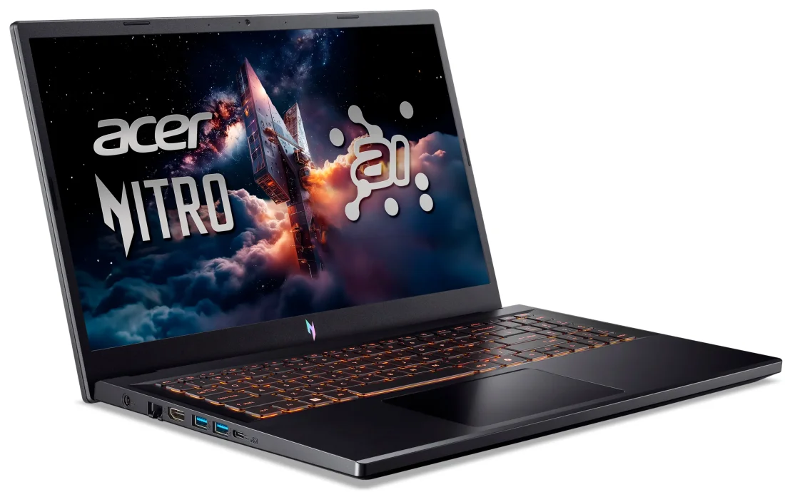 Acer Nitro V 15 AI ANV15-42-R5DY (NH.QV4EU.006) Black боковий правий вид
