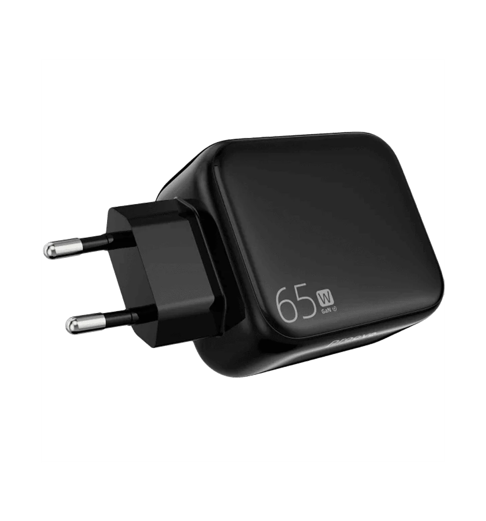 Адаптер Proove Fixtape Type-C 65W Black вид спереду