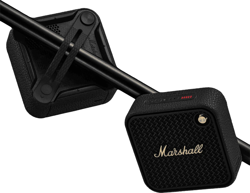 Акустична система Marshall Willen II Black and Brass (1006714) боковий вид
