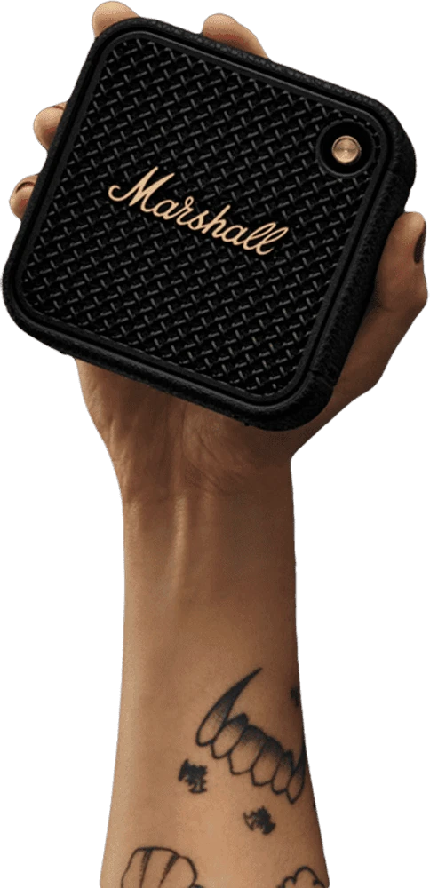 Акустична система Marshall Willen II Black and Brass (1006714) вид спереду