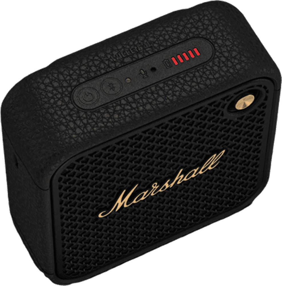 Акустична система Marshall Willen II Black and Brass (1006714) вид зверху