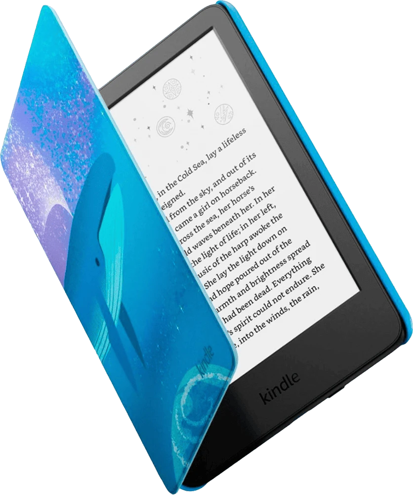 Amazon Kindle Kids 11th Gen. 2022 16Gb Space Whale відкритий вид