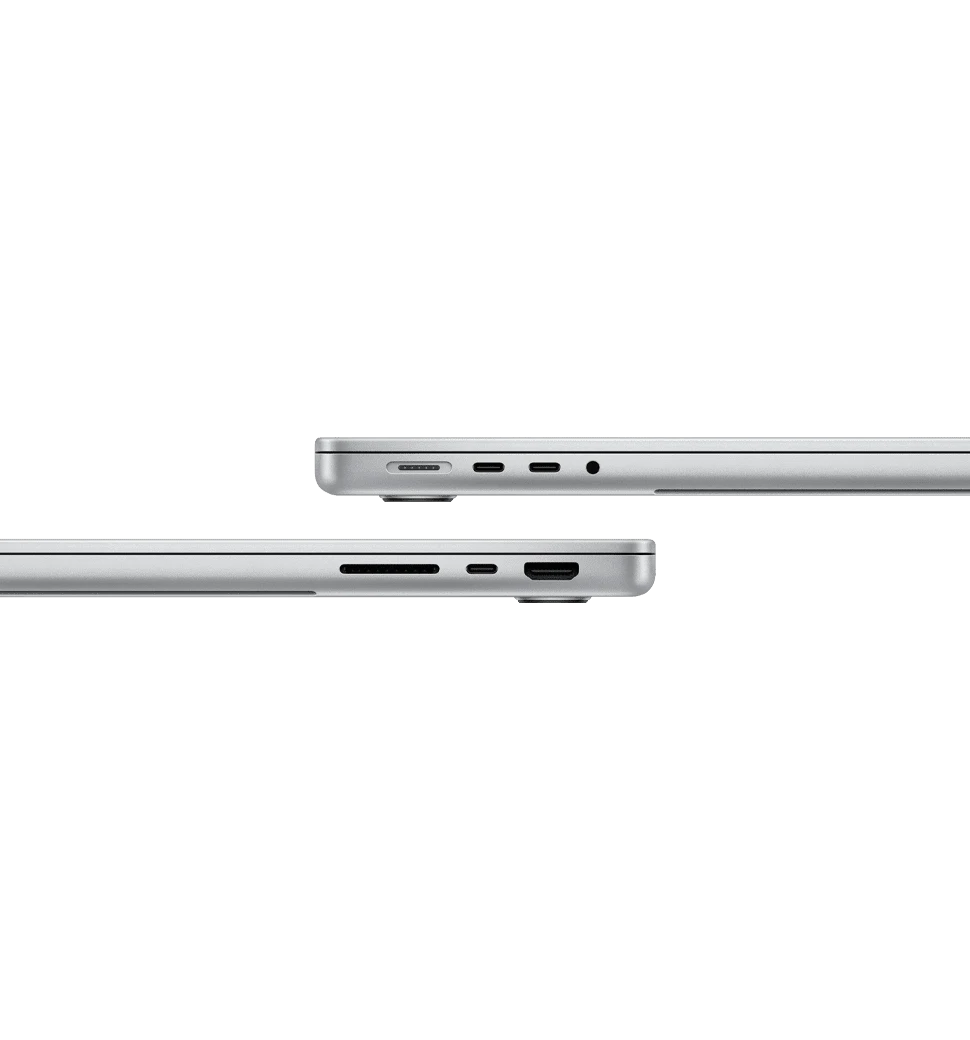 Apple Macbook Pro 14 CTO/M4 Max/16CPU/40GPU/48Gb/1TB SSD Silver (Z1FB0032F) вид інтерфейсів