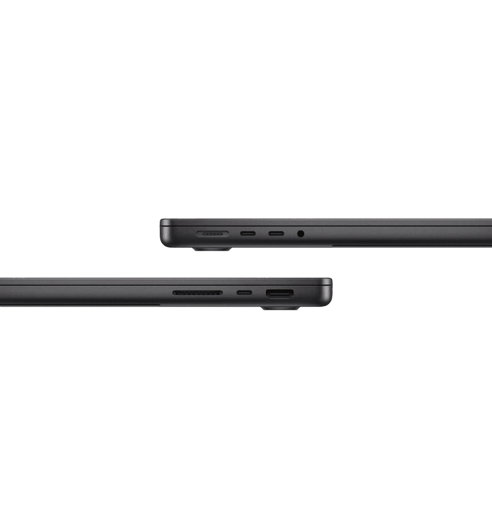 Apple MacBook Pro 16" CTO M4 Max/16CPU/40 GPU48GB/2TB Space Black (Z1FT002QV) вид інтерфейсів