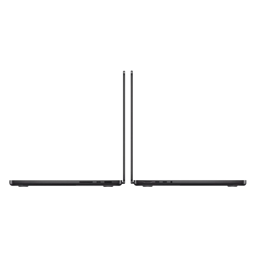 Apple MacBook Pro 16" CTO M4 Max/16CPU/40 GPU48GB/2TB Space Black (Z1FT002QV) фото збоку