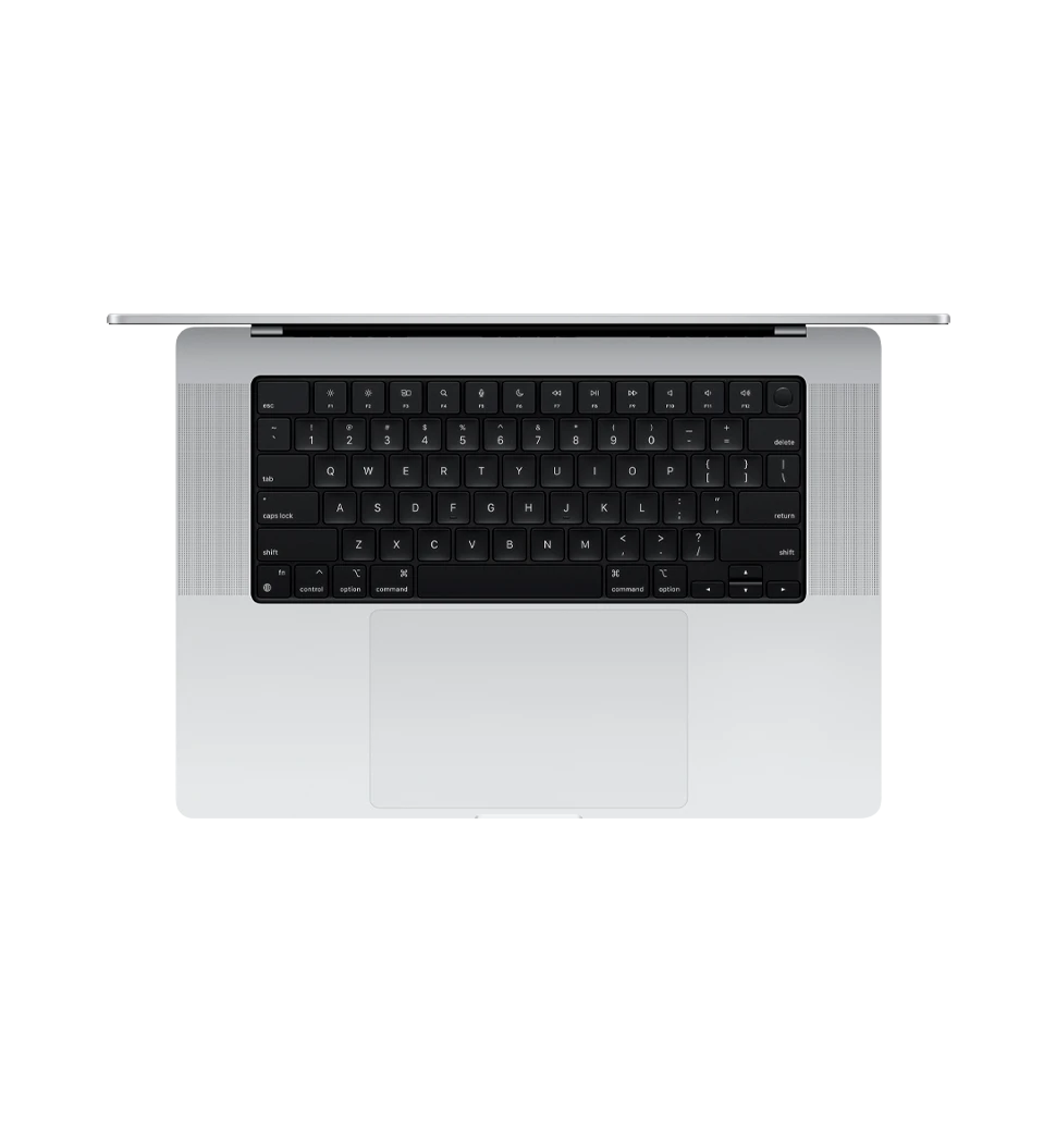 Apple MacBook Pro 16" CTO M4 Max/16CPU/40 GPU/64GB/1TB Silver (Z1FP001NL) вид клавіатури
