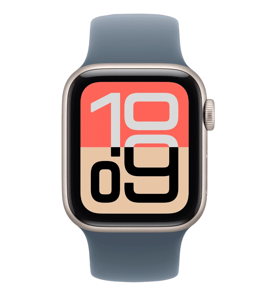 Apple Watch SE3 40mm Silver Aluminium Case M/L— фото спереду