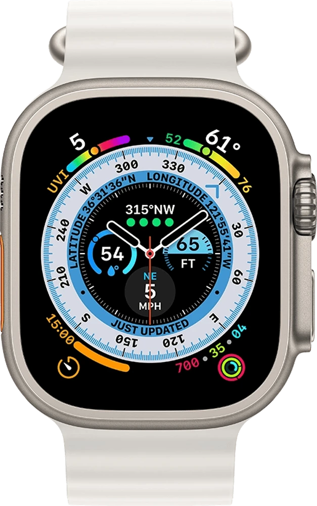 Вид смарт-годинника з верху