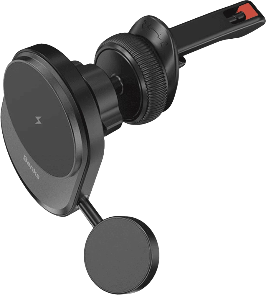 Автомобільний тримач з бездротовою зарядкою Benks CZ06 Magnetic Stand Series (Tarnish) вид зверху