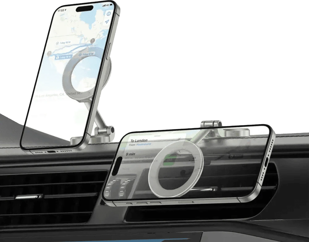 Приклад розташування автотримача