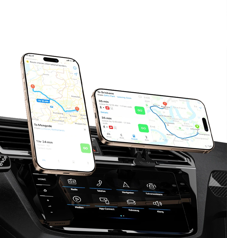 Автотримач Keephone MAGEASY CR-110 Silver (KPMAGEASYSL) можливі встановлення смартфона