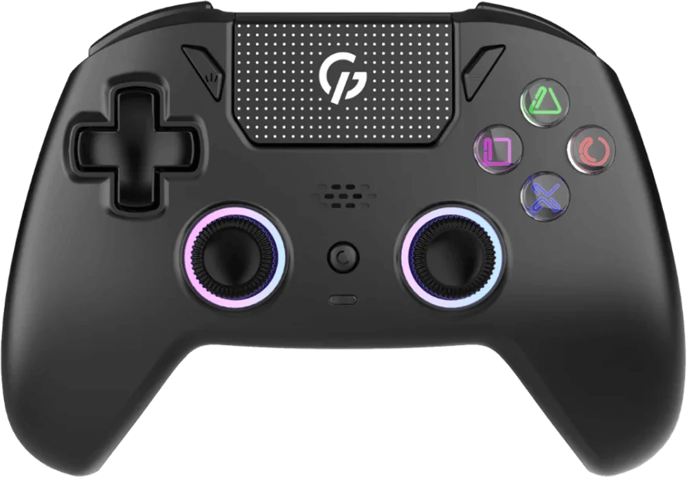 Бездротовий геймпад GamePro GPS20B 2.4G/BT 5.1/USB (Switch/PC/PS/iOS/Android) RGB Black головне фото