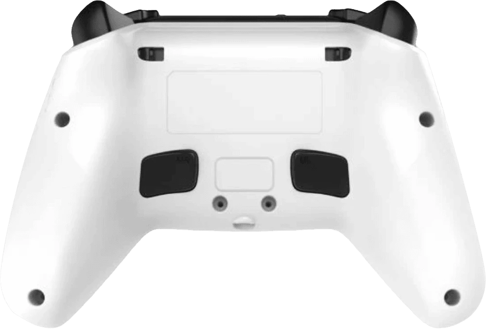 Бездротовий геймпад GamePro GPS20W 2.4G/BT 5.1/USB (Switch/PC/PS/iOS/Android) RGB White вид ззаду