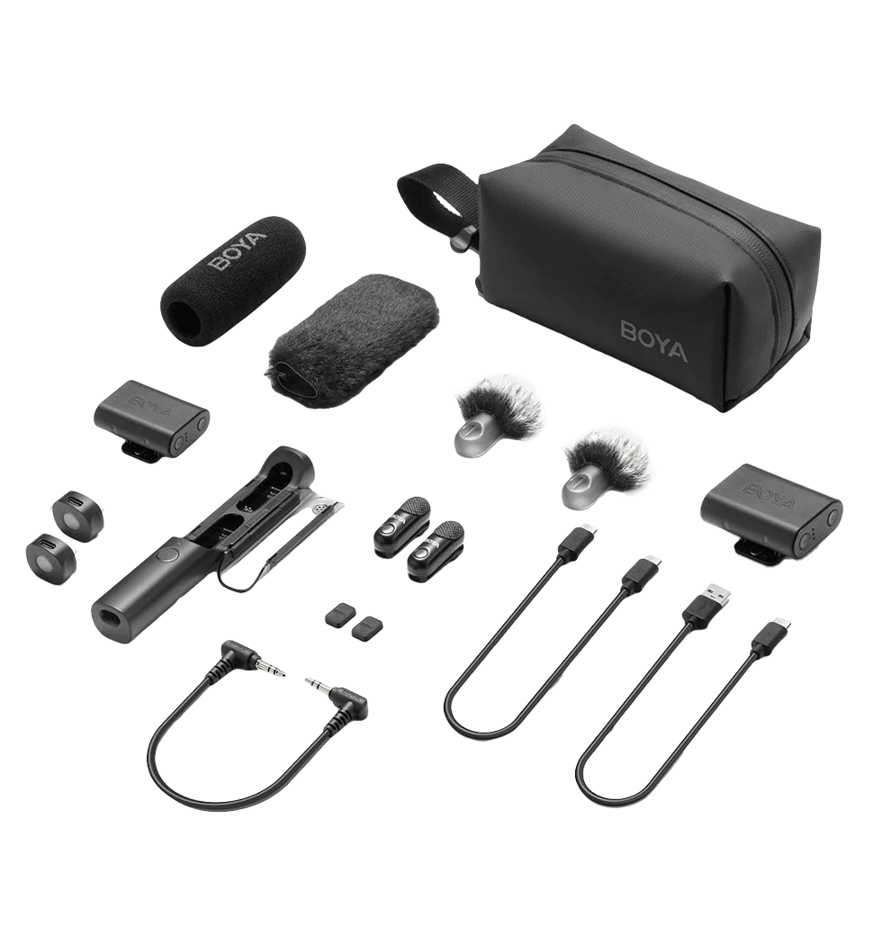 Бездротовий мікрофон BOYA Magic-07 Type-C/Lightning Black 2