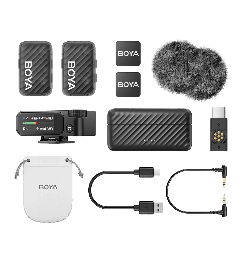Бездротовий мікрофон BOYA MIC 2-02 Type-C/TRS Black 3