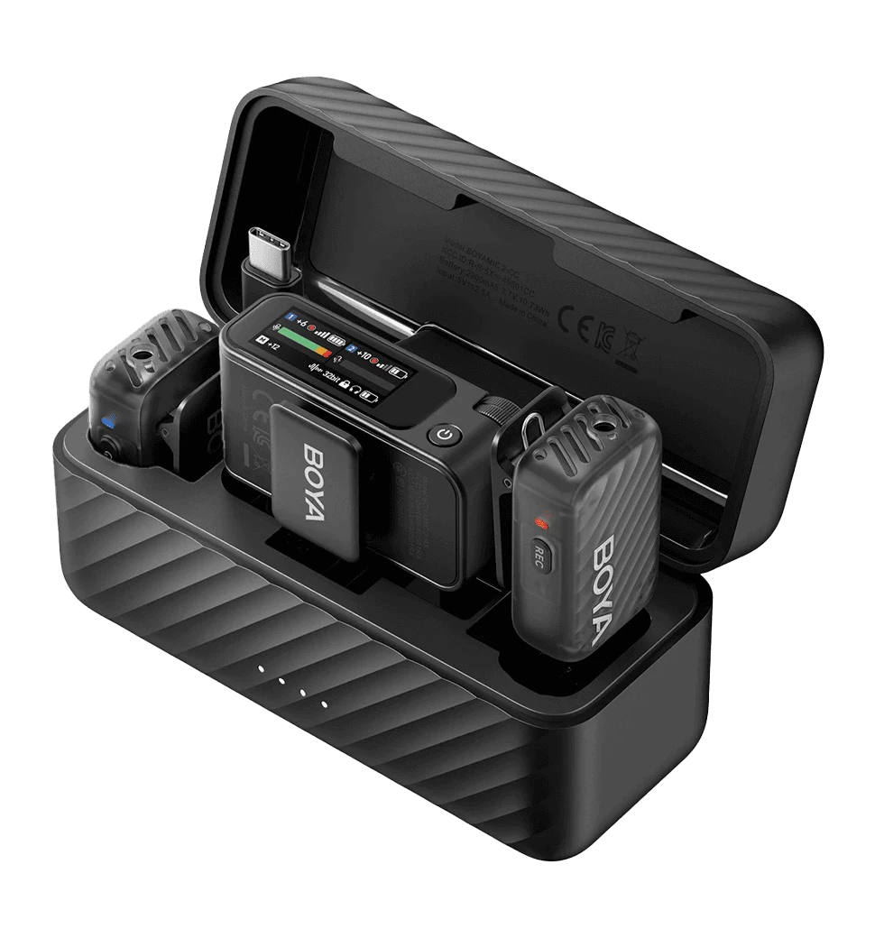 Бездротовий мікрофон BOYA MIC 2-02 Type-C/TRS Black 4