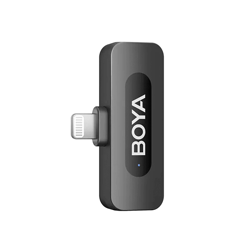 Бездротовий петличний мікрофон BOYA BY-V3 combo Type-C/Lightning Black 3