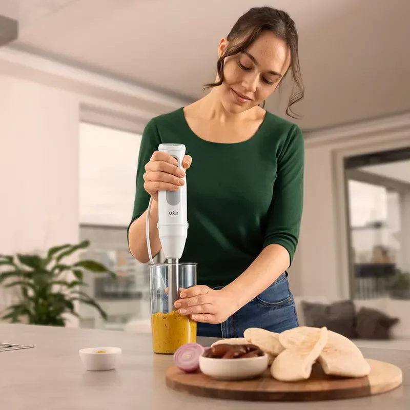 Блендер занурювальний BRAUN MQ 50236 MWH демонстрація використання