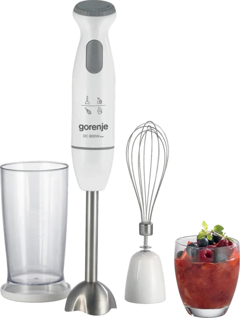 Блендер занурювальний GORENJE HBC802QW комплектація блендеру