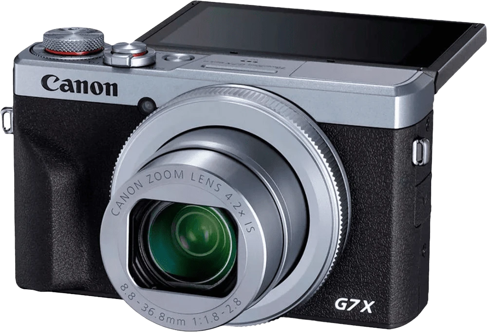 Canon PowerShot G7 X Mark III Silver (3638C013) вид під правим кутом