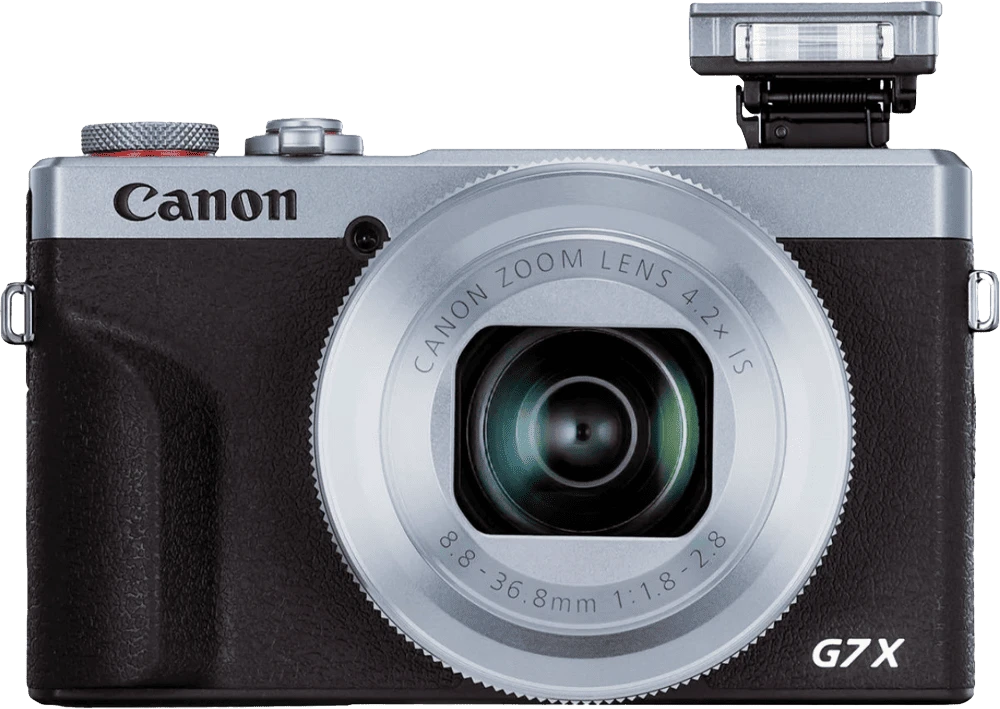 Canon PowerShot G7 X Mark III Silver (3638C013) вид на камеру