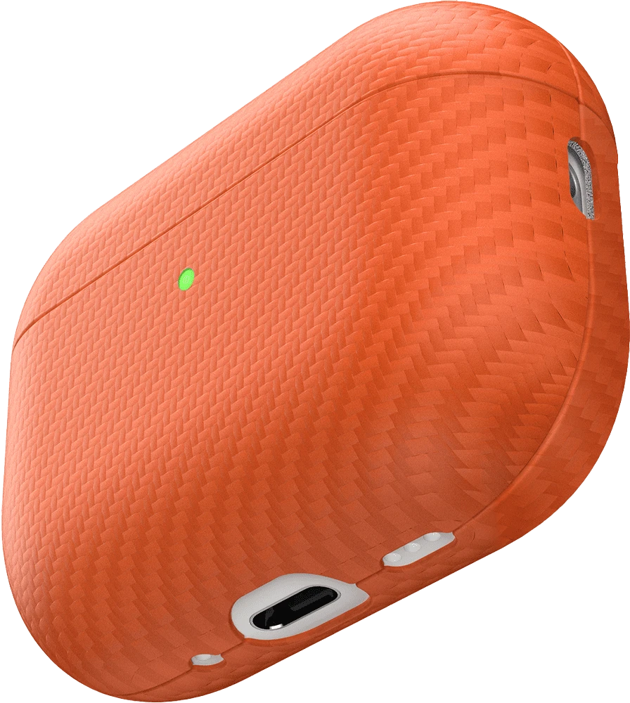 Чохол для навушників OSCAR AirPods Pro 3 Cosmic Orange (KPOSCAPO3OR) вид з правої сторони