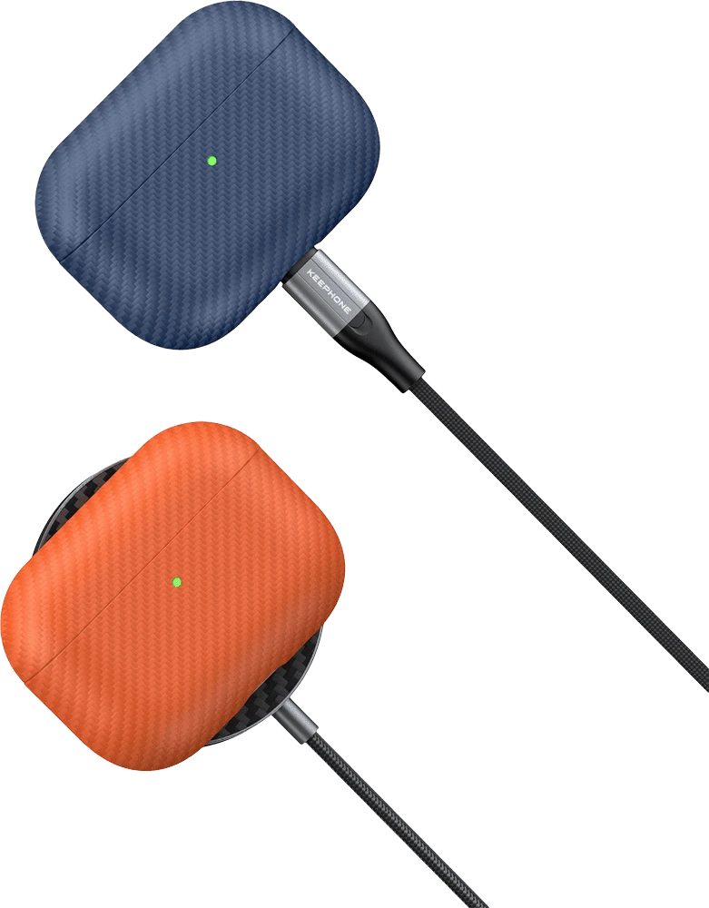 Чохол для навушників OSCAR AirPods Pro 3 Deep Blue (KPOSCAPO3BL) демонстрація