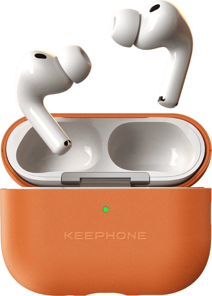 Чохол для навушників ROCCA AirPods Pro 3 Cosmic Orange (KPROCAPO3OR) передній вид