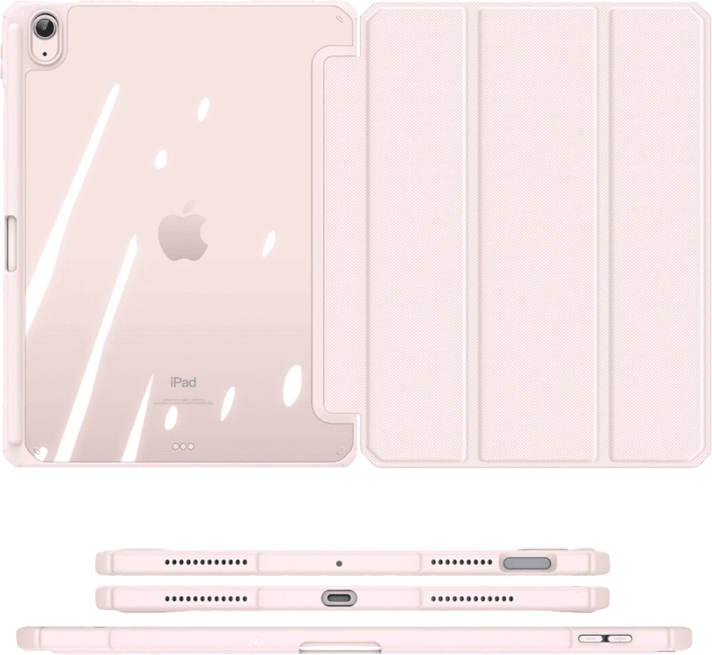 Чохол Dux Ducis для iPad Air 11 2024/2025 Toby Series (Pink) розгорнутий вид