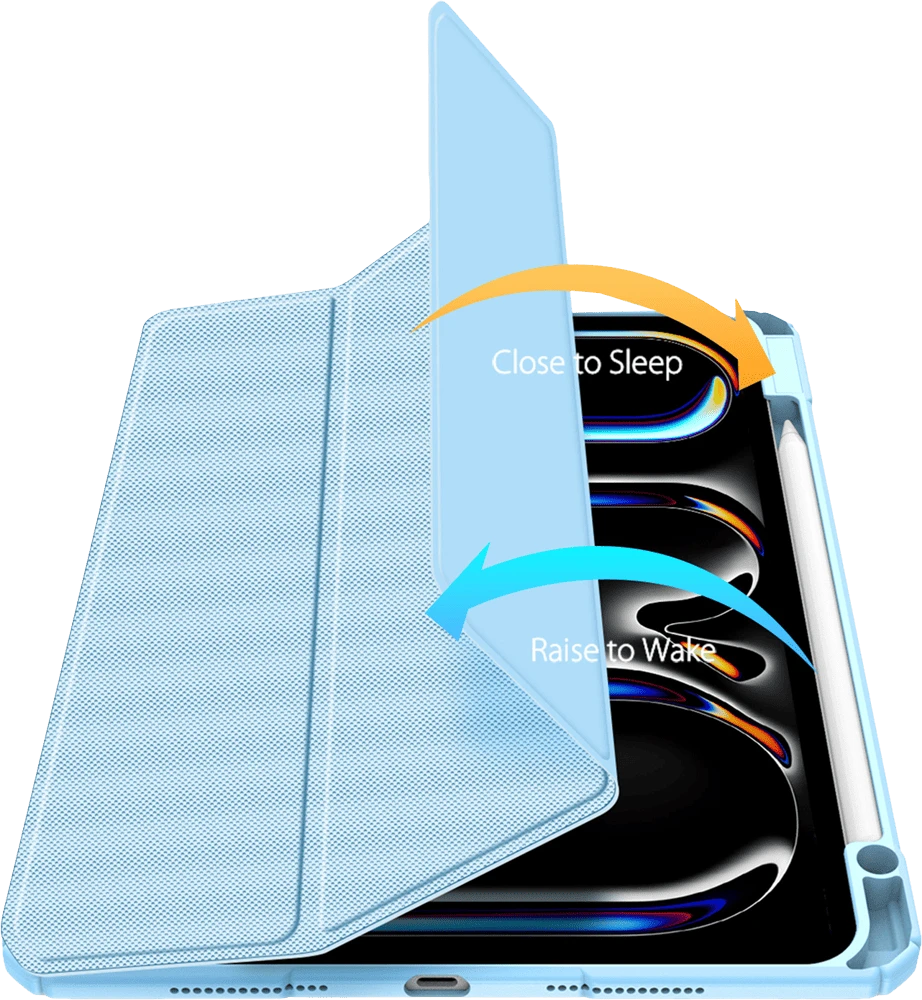 Чохол Dux Ducis для iPad Pro 11 2024 Toby Series (Blue) передній вид