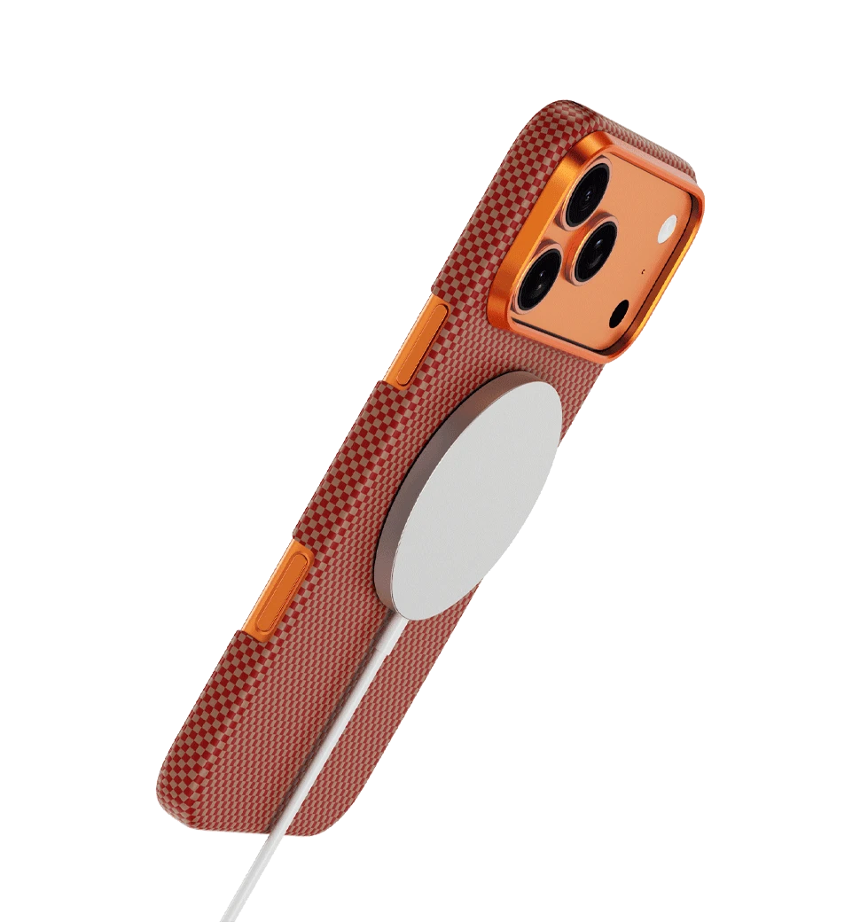 Чохол Keephone KEVLAR NORRA MagSafe Case for 17 Pro Max  Zorro (KPKVNA17PMBK) демонстрація