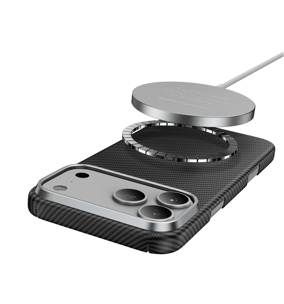 Чохол Keephone KEVLAR SWEDEN MagSafe Case for 17 Pro Black (KPKVSN17PBK) 2