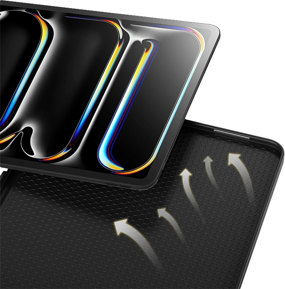 Чохол-книжка Keephone Icarer Stand  для iPad 10,9/11 Gray (KPICS24A11GY) розгорнутий вид