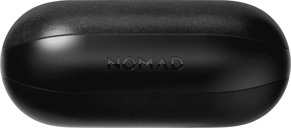 Чохол Nomad Modern Leather Black Horween for Airpods Pro 3rd Gen (NM011291858) вид зверху