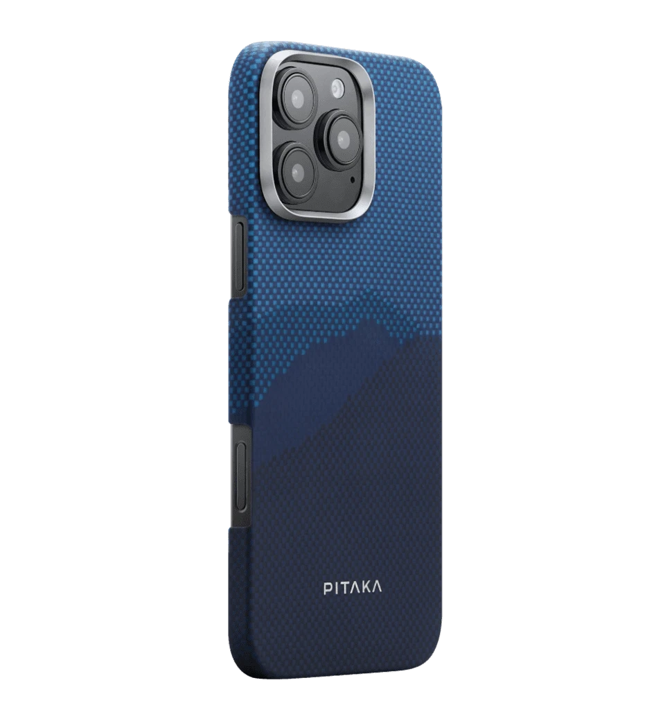 Чехол Pitaka Tactile Woven Case StarPeak Over The Horizon for iPhone 16 Pro Max (KI1602POTH) фото збоку