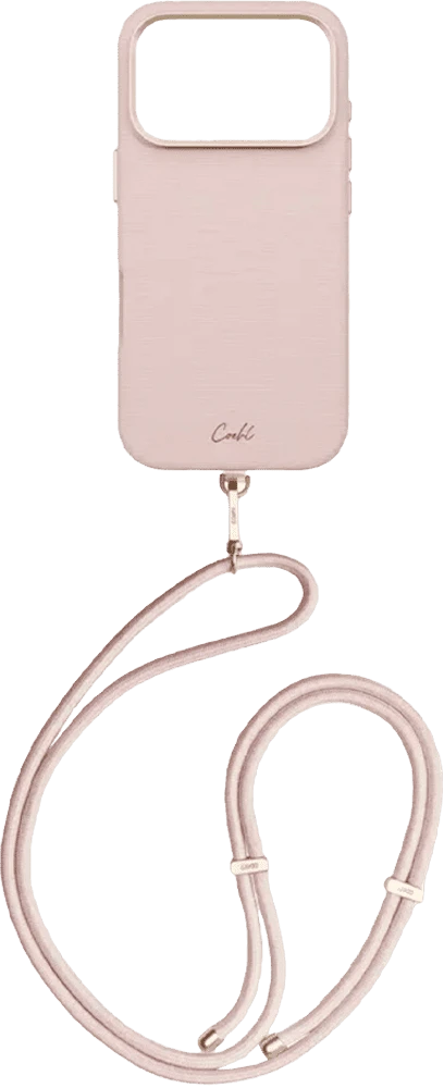 Чохол UNIQ Coehl Mirelle для iPhone 17 Pro Max Magnetic Charging Рожевий (UNIQ- IP6.9P(2025)-MIRMSPNK) вид без смарфона