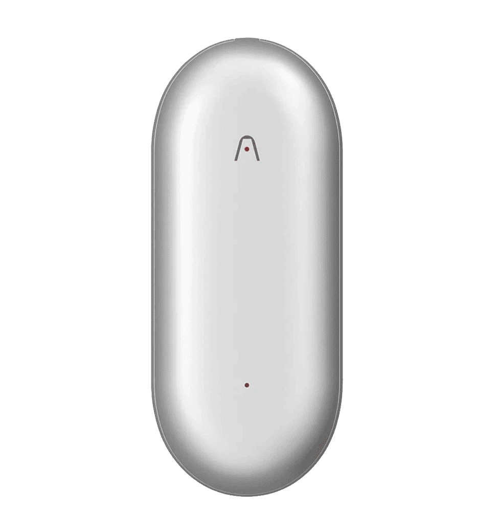 Диктофон Plaud.AI Note Pin Silver фото ззаду