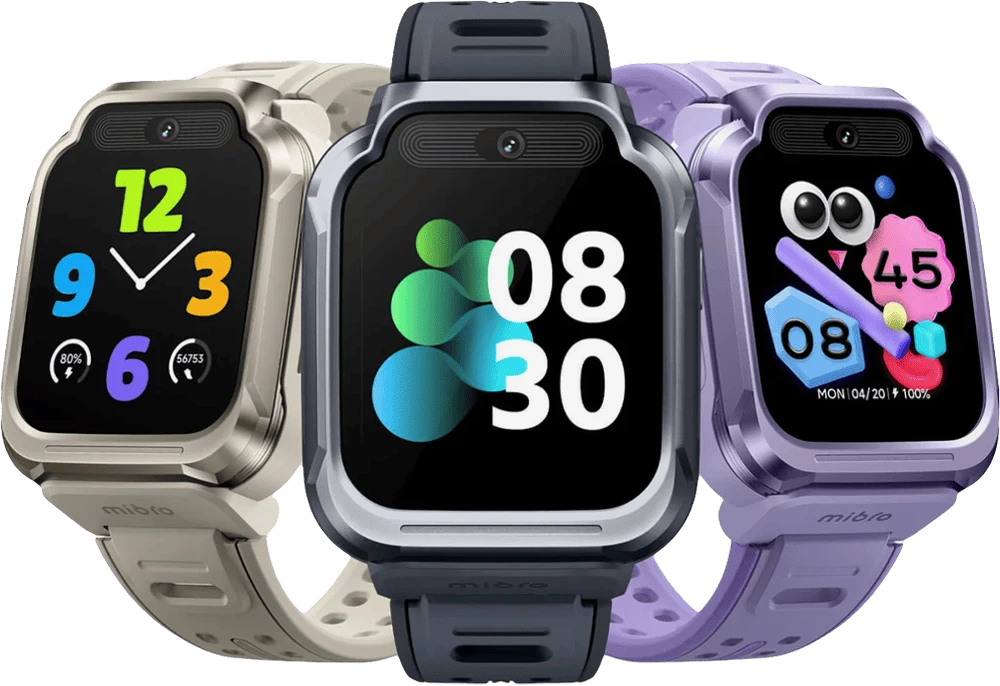 Дитячий годинник-телефон Mibro S1, 1.68", 360x390, GPS, 8MP+5MP, 900мА·год, 2АТM, сутінковий чорний варіанти кольорів
