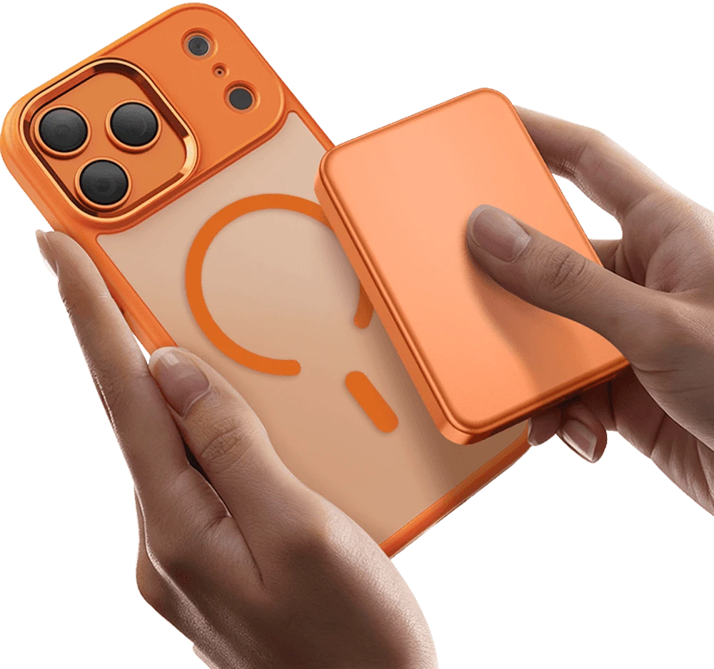 Вид додаткової батареї на смартфоні