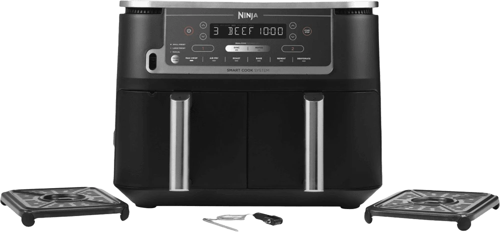 Двозонна мультипіч Ninja Foodi MAX з системою Smart Cook AF451EU комплектація