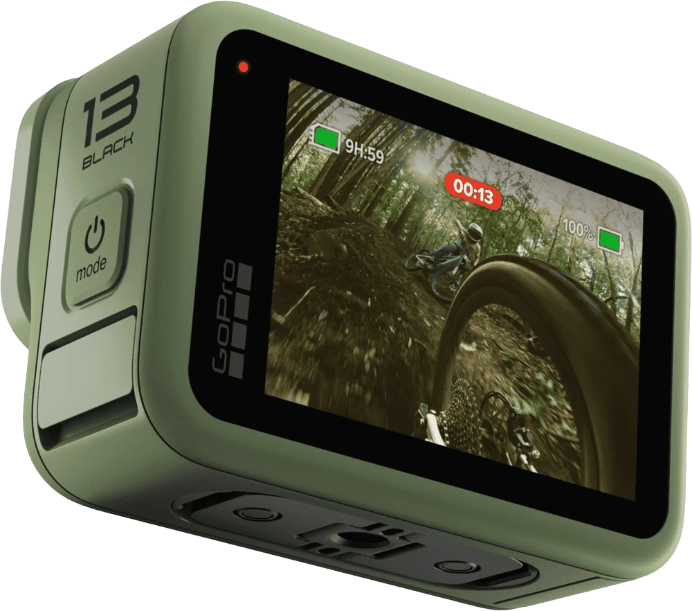 Екшн-камера GoPro HERO 13 Forest Green (CHDHX-133-TH) боковий вид